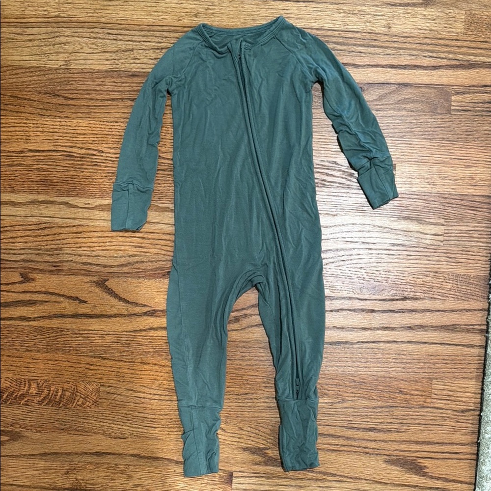 Little Sleepies Grove Green Zippy 6-12 months